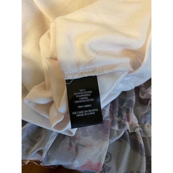 TORRID Maxi Dress Off-Shoulder Tiered Puff Sleeve Floral sz. 4 - Picture 5 of 7